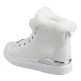 Damen Stiefeletten Winter Sneaker High Warm Gefütterte Freizeit Schuhe Boots – Bild 3
