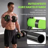 Hantelset verstellbar 15 KG Kurzhantel Set Kurzhanteln Langhanteln Hanteln Set – Bild 8