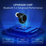 Bluetooth 5.0 True Wireless Headset Stereo Schweißfeste Ohrhörer im Ladecase – Bild 2