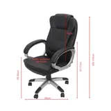 Schreibtischstuhl Bürostuhl Computerstuhl Chefsessel 120 KG Drehstuhl Office – Bild 6