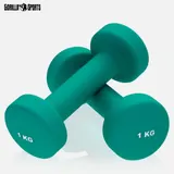 GORILLA SPORTS® Kurzhanteln 2er Set Hanteln Gymnastikhanteln Gewichte Neopren – Bild 5