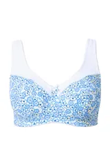 Ulla Popken Damen große Größen Entlastungs BH Blüten ohne Bügel 838588 – Bild 9