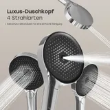 Duschsystem Regendusche mit 4 Massage-Modi, Chrom Duschset ohne Armatur HOROW – Bild 9