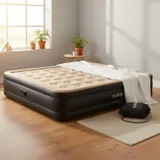 Luftbett Luftmatratze Reisebett selbstaufblasend integrierte Pumpe 2 Personen – Bild 7