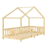 Kinderbett Treviolo 90x200 cm Holzfarben [en.casa] – Bild 2