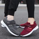 Herren Damen Sneaker Sportschuhe Turnschuhe Laufschuhe Freizeit Klettverschluss  – Bild 4