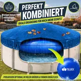 tillvex® Poolabdeckung Rund für Pool Abdeckplane Winter Abdeckung Solar Plane – Bild 7