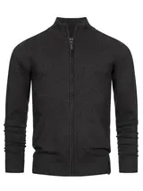 Indicode Herren Strickjacke Lau-Feinstrick Pulli Zip Pullover Männer Baumwolle – Bild 6