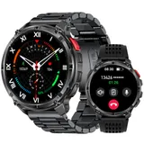 Smartwatch Herren Mit Telefonfunktion Pulsuhr Fitness Tracker 1.70" Touchscreen – Bild 2