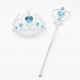 Karneval Kinder Eiskönigin Prinzessin Elsa Cosplay Kleid Party Mädchen Kostüme – Bild 18