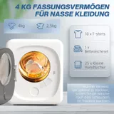 Mini Wäschetrockner mit 5 Programm 800 W 4 kg bis zu 60℃ Weiß – Bild 6
