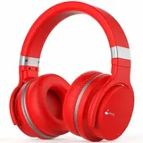 BLUETOOTH WIRELESS NOISE CANCELLING KOPFHÖRER MIT MIKROFON. DEEP BASS. 30 STUNDEN ROT – Bild 1