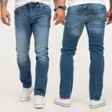 Herren Jeans Stretch Hose Lorenzo Loren Herrenjeans Regular Fit Blau LL-4002 NEU – Bild 1