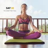 Yogamatte Fitnessmatte Gymnastikmatte Pilates Sportmatte Bodenmatte PHTHALATFREI – Bild 7