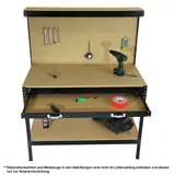 Werkbank Werktisch Arbeitstisch Werkstatt Lochwand Regal Werkzeug Platte XL W1 – Bild 2