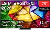 75MRGB87B9B 189 cm (75") Mini RGB evo AI TV – Bild 1