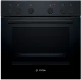 HEF010BA1 Einbau Elektro-Herd schwarz, 66 l, schnelles Vorheizen, 59,4 cm breit, A, Serie 2 – Bild 1
