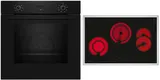 BX38B0 Herdset bestehend aus B1CCC0AK3 + T18SDH9L0 schwarz/edelstahl – Bild 1