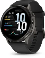 Venu® 4 (45mm) Fitness-Smartwatch mit Silikon-Armband (22mm) schwarz/schiefergrau – Bild 1