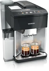 TQ517D03 Kaffee-Vollautomat edelstahl/schwarz, Cappuccino, Keramik-Mahlwerk, 15 bar, 1,9 l – Bild 1
