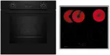 BX46PB0 Herdset bestehend aus B2CCG6AK3 + T16SBN1L0 schwarz/edelstahl – Bild 1