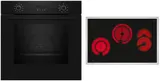 BX48PB0 Herdset bestehend aus B2CCG6AK3 + T18SDH9L0 schwarz/edelstahl – Bild 1