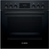 HEF113BB0 Einbau Elektro-Herd schwarz, 66 l, schnelles Vorheizen, 59,4 cm breit, A, Serie 2 – Bild 1