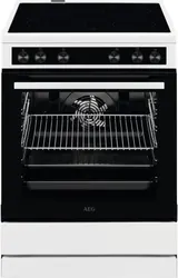 CCB6206ABW Elektroherd mit Glaskeramikfeld weiß, 73 l, Heißluftgrill, 59,6 cm breit, A – Bild 1