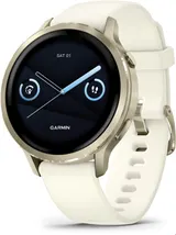 Venu® 4 (41mm) Fitness-Smartwatch mit Silikon-Armband (18mm) beige/lunargold/bone – Bild 1