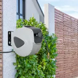 HOMCOM Automatischer Druckluft-Schlauchaufroller - Schlauch: 15 m + 1,4 m - Ø innen 3/8" (9,5 mm), 1/4" (6,35 mm) BSPT - automatische Aufroller für einziehbaren Luftschlauch Grau   Aosom – Bild 3