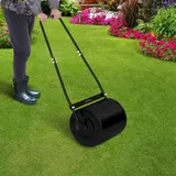 Outsunny Rasenwalze aus Stahl mit Griff dim. 47L x 32B x 105H cm maximale Ballastierung 30 L Schwarz   Aosom – Bild 3