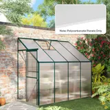 Outsunny 14 Polycarbonat-Wabenpaneelen 4 mm, UV-beständig, anpassbar, transparent, Maße eines Panels 121L x 61B cm   Aosom – Bild 3