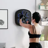 SPORTNOW Music Boxing Machine, elektronische Bluetooth Boxmaschine mit LED-Leuchten, Musik, Wandmontage Boxziel für Erwachsene, Heimübungen, Schwarz   Aosom – Bild 3