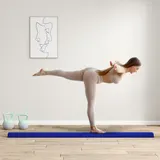 SPORTNOW 236 cm Klappbarer Schwebebalken, tragbar Turnbalken, rutschfest Balance Beam, Turn- und Balancierbalken bis 80 kg, für Kinder ab 3 Jahre, Indoor & Outdoor, Blau   Aosom – Bild 3