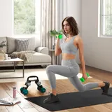 SPORTNOW Hanteln Set 6 Kurzhanteln mit Klappbarem Hantelständer, 2 x 1kg, 2 x 3kg, 2 x 5kg Hanteln, Kugelhantel für Fitness, Gymnastik, Zuhause   Aosom – Bild 3
