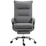 Vinsetto Bürostuhl mit Massagefunktion, höhenverstellbarer Schreibtischstuhl, ergonomischer PC Stuhl in Dunkelgrau für Komfort im Büro   Aosom.de – Bild 1