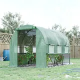 Outsunny Foliengewächshaus 2,95x2x2m Tunnel begehbar mit 6 Fenstern UV-Schutz für Pflanzenanbau im Garten   Aosom.de – Bild 3