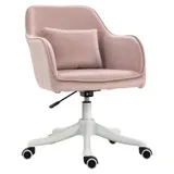 Vinsetto Massagebürostuhl Schreibtischstuhl Drehstuhl Vibrationsfunktion verstellbare Armlehnen 55x65x79-89cm   Aosom – Bild 1