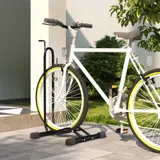 SPORTNOW Fahrradständer, vertikaler horizontaler Radständer, Aufstellständer, wetterfest, 45 x 44 x 118 cm, Metall   Aosom – Bild 3