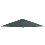Outsunny Pavillondach 3x3m Ersatzdach für Pavillonabdeckung, Sonnenschutz aus Polyester, dunkelgrau für Garten & Terrasse   Aosom.de – Bild 1