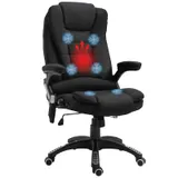Vinsetto Bürostuhl Gamingstuhl Massagefunktion höhenverstellbar Schwarz 67x74x116-126cm   Aosom – Bild 1