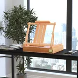 Vinsetto Staffelei Atelierstaffelei aus Buchenholz, faltbar & winkelverstellbar, mit Schublade, Natur, 42x36x12,5cm für Künstlerbedarf   Aosom.de – Bild 3