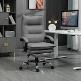 Vinsetto Bürostuhl mit Massagefunktion, höhenverstellbarer Schreibtischstuhl, ergonomischer PC Stuhl in Dunkelgrau für Komfort im Büro   Aosom.de – Bild 3