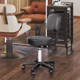 HOMCOM Rollhocker Arbeitshocker Kosmetikhocker Drehhocker Hocker Profi Salon   Aosom – Bild 3
