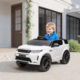 AIYAPLAY Kinder Elektroauto 12V Kinderauto mit 2,4G Fernbedienung, Musik, Hupe, Elektrofahrzeug mit LED-Lichtern, USB/MP3-Anschluss, 3-5 km/h, für Kinder 3-6 Jahre, Weiß   Aosom – Bild 3