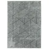 HOMCOM Teppich Kurzflor Wohnzimmerteppich im Modern Stil, waschbar Flächenteppich, Teppich für Wohnzimmer, Schlafzimmer, 170 x 120 cm Dunkelgrau   Aosom – Bild 1