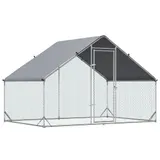 PawHut Hühnerstall, Freilaufgehege, Geflügelstall mit Schattendach, Freigehege für 4-6 Hühner, Enten Kaninchen, 3 x 2 x 2 m   Aosom – Bild 1