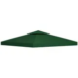 Outsunny Pavillondach Ersatz 3x3m Kohlegrau Polyester wasserabweisend für Metall- & Gartenpavillon   Aosom.de – Bild 1