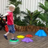 ZONEKIZ Stapelspielzeug, rutschfest, Flusssteine, Balancespiel, bis 80 kg  Aosom.de – Bild 3