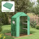 Outsunny Ersatzfolie PE-Folie mit UV-Schutz für Gewächshaus, Rolltür & Seitenfenster, ideal für Tomatenhaus   Aosom.de – Bild 3